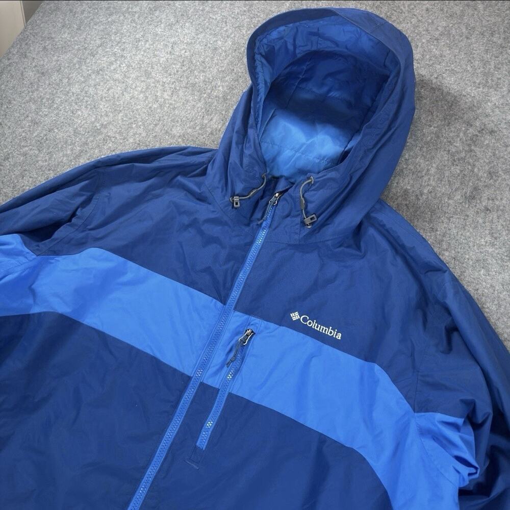 Columbia Men's 3XT Tall Thermal Coil Insulated Hooded Jacket Blue 1622513